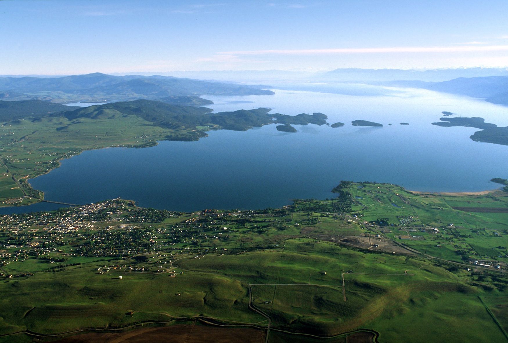 Flathead Lake aerial